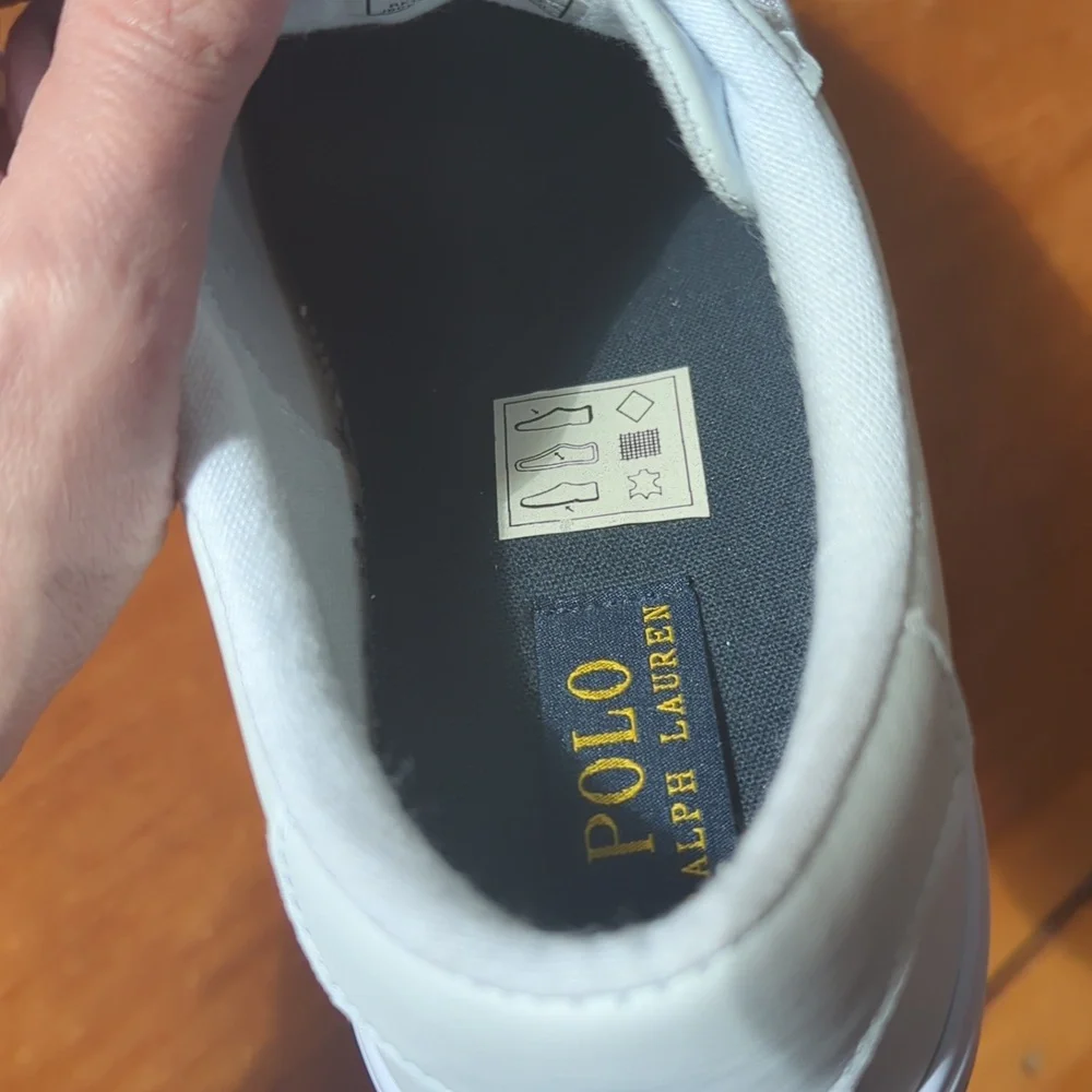 LIKE NEW Polo Leather Velcro Shoes - Picture 12 of 12